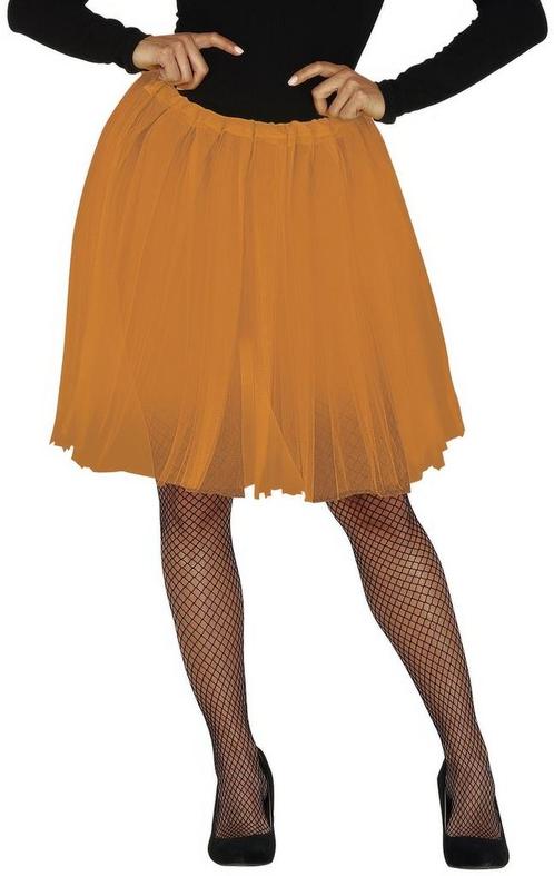 Oranje Tutu Dames 60cm, Hobby en Vrije tijd, Feestartikelen, Nieuw, Verzenden