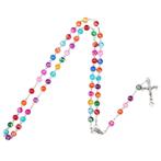 Fako Bijoux® - Rozenkrans Ketting - Multicolour Art - 8mm, Sieraden, Tassen en Uiterlijk, Kettingen, Verzenden, Nieuw