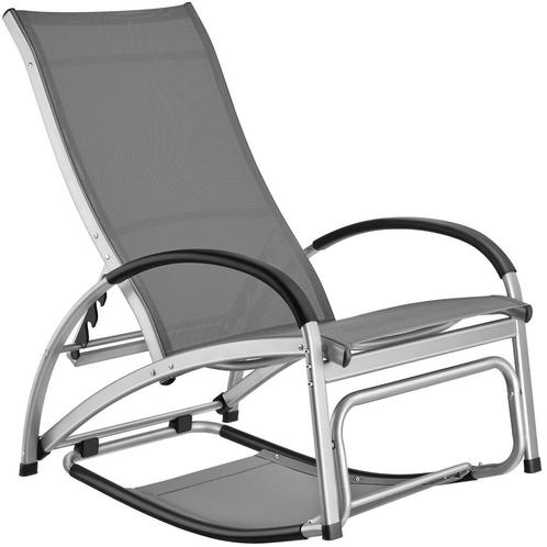 Ligbed Avignon, 2in1 functie, verstelbare rugleuning - antra, Tuin en Terras, Tuinsets en Loungesets, Verzenden