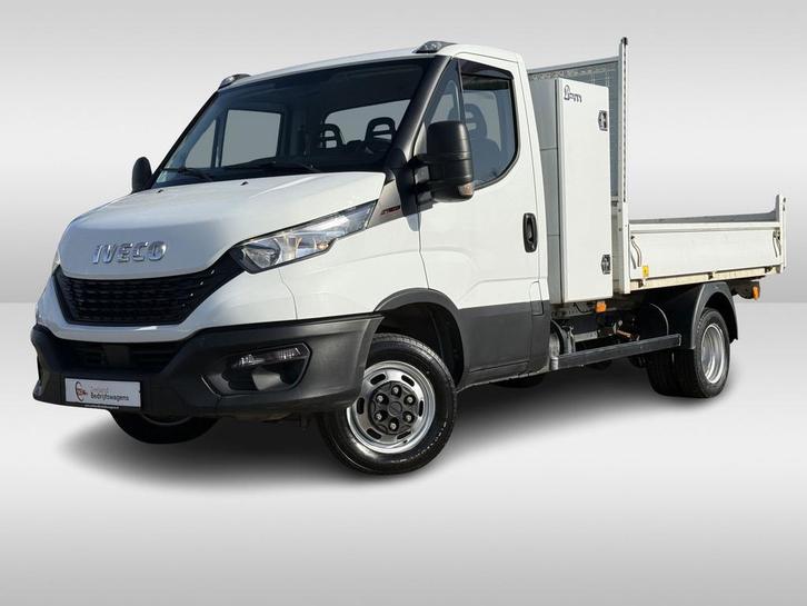 Iveco Daily 35C16 2.3 300 Kipper | Dubbellucht | Trekhaak |, Auto's, Bestelauto's, Lease, Zwart, Handgeschakeld, Financial lease