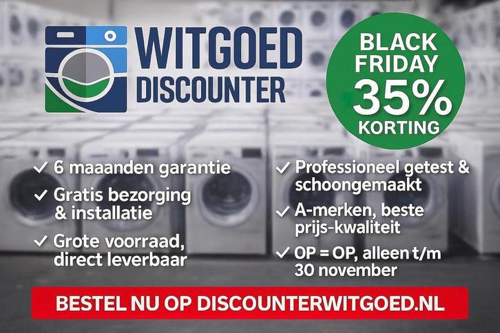 BLACK FRIDAY ACTIE! Droger en wasmachine met garantie!, Witgoed en Apparatuur, Wasdrogers, 85 tot 90 cm, 8 tot 10 kg, Energieklasse A of zuiniger