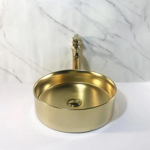 Waskom BWS Oro 40x12 cm Mat Goud, Doe-het-zelf en Verbouw, Sanitair, Overige typen, Nieuw, Ophalen of Verzenden
