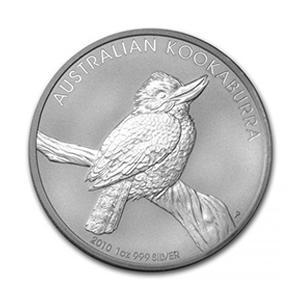 Kookaburra 1 oz 2010 (300.000 oplage), Postzegels en Munten, Munten | Oceanië, Losse munt, Zilver, Verzenden