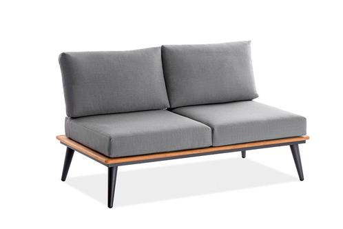 Niehoff Serra 2-zitsbanken inclusief kussens - Zwart, Tuin en Terras, Tuinmeubel-accessoires, Nieuw, Ophalen of Verzenden