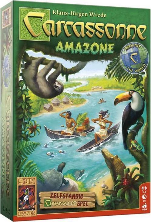 Carcassonne: Amazone bordspel 999 games, Hobby en Vrije tijd, Gezelschapsspellen | Bordspellen, Drie of vier spelers, Vijf spelers of meer