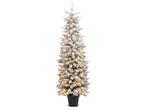 Kunstkerstboom - 249 Takken - 120 Warmwitte LED-Lampjes -150, Verzenden, Nieuw