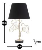 TAFELLAMP BLADEREN CM Ø 30X60, Huis en Inrichting, Lampen | Tafellampen, Ophalen of Verzenden, Nieuw