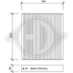 BINNENFILTER VOOR LEXUS GS300/350/430/450H/460 2006-2012, Ophalen of Verzenden, Nieuw