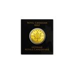 Canada. 1 Gram $0.50 CAD 9999 Gold Maple Leaf Coin BU