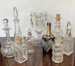 Parfumfles (9) - Karafjes, kandelaar - Glas, Kristal