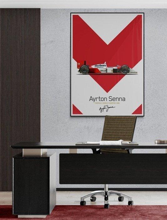 CARCANVAS_IT - SENNA - KING OF MONACO, Verzamelen, Automerken, Motoren en Formule 1