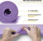 TRESKO® Yoga Mat Extra Dik - 190x100cm - Antislip - Paars, Huis en Inrichting, Verzenden, Nieuw