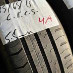 2 x Continental EcoContact 5 185-65-15 Zomerbanden 5,5mm, Gebruikt, 15 inch, Band(en), Personenwagen