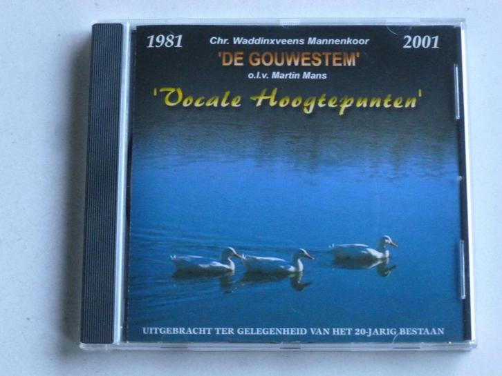 De Gouwestem , Martin Mans - Vocale Hoogtepunten, Cd's en Dvd's, Cd's | Religie en Gospel, Zo goed als nieuw, Verzenden