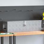 vidaXL Aluminium kist 80,5x22x22 cm zilverkleurig, Verzenden, Nieuw