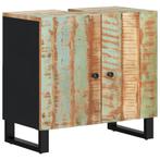 Wastafelkast 62x33x58 cm massief recycled hout en bewerkt..., Nieuw, Verzenden