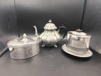 Shaw & Fisher,HJ Linton - Theepot - Sheffield, zilverkleurig