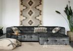 Loungebank Castricum - loungebanken - Zwart, Nieuw, Stof