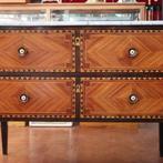Commode - Zeldzaam hout, intarsia - Neoklassieke ladekast