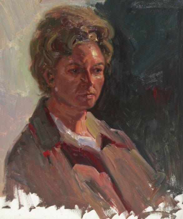 Spaanse school (XX) - Retrato femenino, Antiek en Kunst, Kunst | Schilderijen | Klassiek