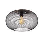 Moderne plafondlamp zwart 45 cm - Mesh Ball, Nieuw, Overige materialen, Modern