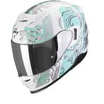 Scorpion Exo 520 Evo Air Fasta Wit-Lichtblauw Integraalhelm, Motoren, Kleding | Motorhelmen, XXS, Integraalhelm, Nieuw met kaartje