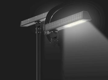 VOCARE Monza LED solar lantaarnpaal armatuur / 50 W / Drievo