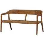 Tuinbank met ronde rug Chena Wicker Teak Naturel Exotan, Tuin en Terras, Tuinsets en Loungesets, Verzenden, Nieuw