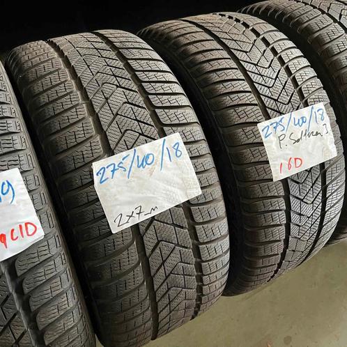 2 x Pirelli Sottozero 3 275-40-18 Winterbanden 7mm, Auto-onderdelen, Banden en Velgen, 18 inch, Winterbanden, 275 mm, Personenwagen