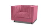 Fauteuil Joure - fauteuils - Roze, Nieuw, Stof