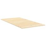 vidaXL Lattenbodem 100x200 cm massief grenenhout, 100 cm, Eenpersoons, Bruin, Verzenden