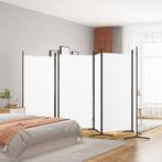 vidaXL Kamerscherm met 6 panelen 520x180 cm stof wit, Huis en Inrichting, Woonaccessoires | Kamerschermen, Verzenden, Nieuw