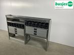 Aluca aluminium bedrijfswageninrichting gebruikt (nr 2533), Auto diversen, Ophalen of Verzenden