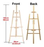 Professionele Houten Studio Schilderezel 150 cm, Verzenden, Nieuw