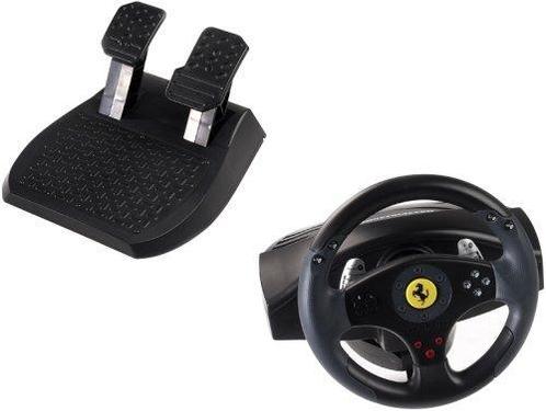 Ferrari GT 2 in 1 Rumble Force Stuur (PS2 + PC) Met Pedalen, Spelcomputers en Games, Spelcomputers | Sony PlayStation Consoles | Accessoires