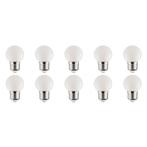 LED Lamp 10 Pack - Romba - Wit Gekleurd - E27 Fitting - 1W, Huis en Inrichting, Lampen | Tafellampen, Ophalen of Verzenden, Nieuw