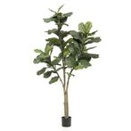 Kunstplant - Ficus Lyrata - Tabaksplant - 180 cm, Verzenden, Nieuw