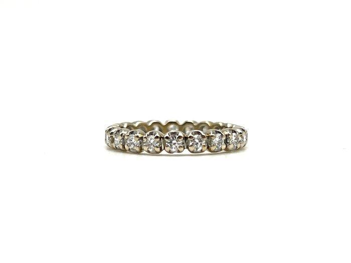 Ring - 18 karaat Witgoud - 0.63ct. tw. Diamant (Natuurlijk), Sieraden, Tassen en Uiterlijk, Ringen