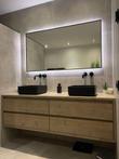 Badkamermeubels met softclose lades massief hout op maat!