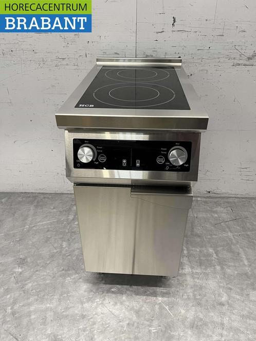 RVS Inductie fornuis kookplaat 2 pitten 8,5 kW 400V 40 cm, Zakelijke goederen, Horeca | Keukenapparatuur, Nieuw in verpakking