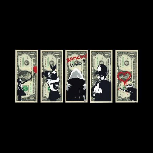 Kash Art by Kastellan (XX) - Banksy Homage Pack, Antiek en Kunst, Kunst | Schilderijen | Modern