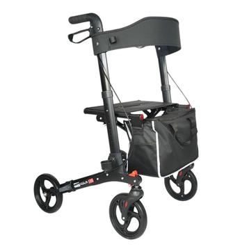 Rollator Plaza Lite - Drie dubbel opvouwbaar - 4 kleuren beschikbaar voor biedingen