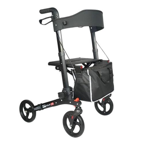 Rollator Plaza Lite - Drie dubbel opvouwbaar - 4 kleuren, Diversen, Rollators, Lichtgewicht, Opvouwbaar, Nieuw, Ophalen of Verzenden
