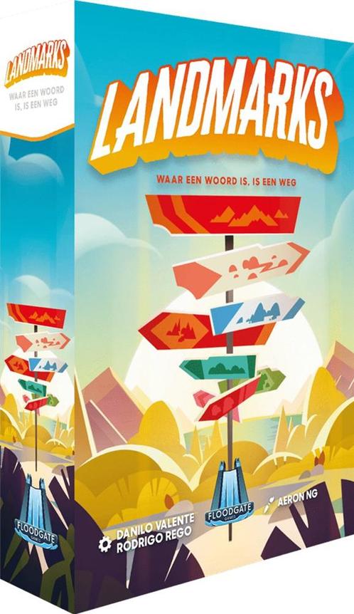 Landmarks (NL versie) | Floodgate Games - Gezelschapsspellen, Hobby en Vrije tijd, Gezelschapsspellen | Bordspellen, Nieuw, Verzenden