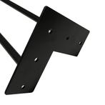 Gratis Verzending - Massief zwarte hairpin tafelpoot 40 cm, Overige vormen, Nieuw, Tafelpoot, Modern