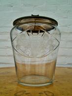 WMF / Geislingen - Jugendstil koekjespot met geëtst glas en