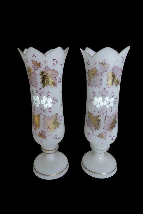 Vaas (3) - Glas - Bel decoratief ensemble co., Antiek en Kunst, Curiosa en Brocante