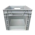 Plastic Kratten 60x40x27 40x30x27 met grijpopening Container, Nieuw, Minder dan 35 cm, Krat, Minder dan 50 cm