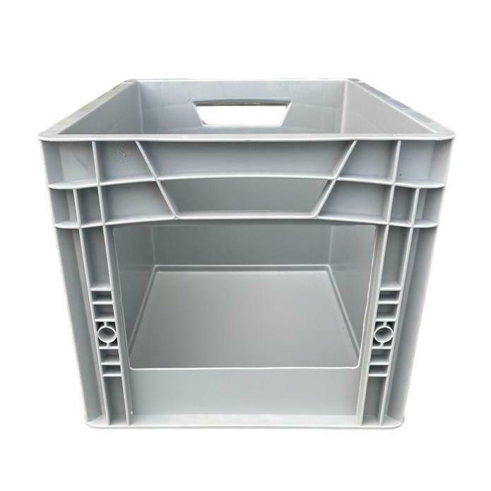 Plastic Kratten 60x40x27 40x30x27 met grijpopening Container, Doe-het-zelf en Verbouw, Kratten en Dozen, Minder dan 50 cm, Nieuw
