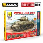 Ammo Mig Jimenez - SOLUTION BOX #20 WWII USA ETO VEHICLES, Nieuw, 1:50 tot 1:144